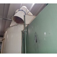 Dust filter DEVAUZE, 3 000 m³ /h, filter surface 30 m²